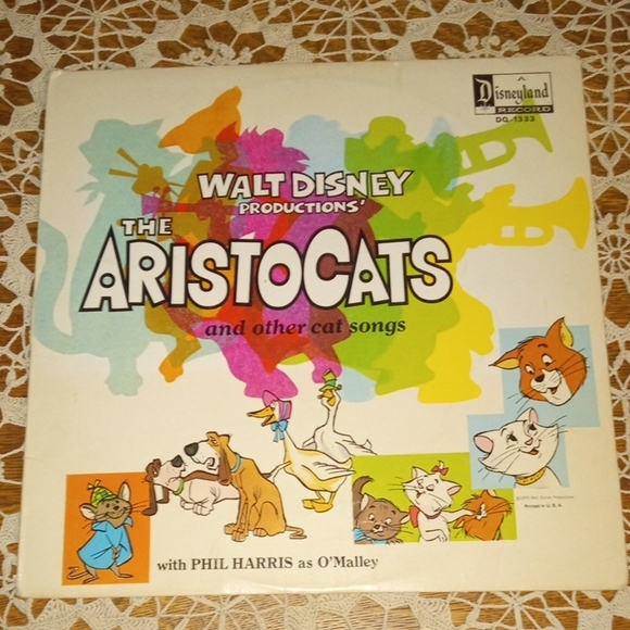 Walt Disney Productions' The Aristocats Vinyl Record